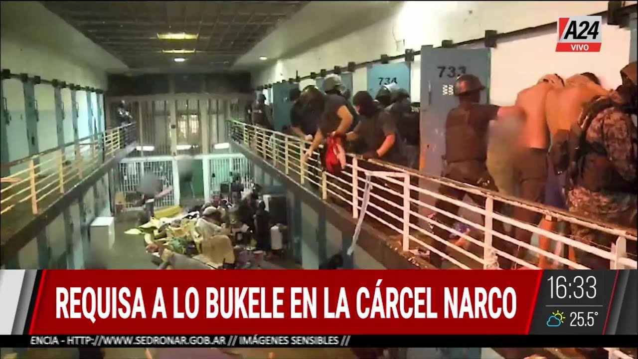 🚨 Requisa a lo bukele en la cárcel narco en Santa Fe: Ejecutaron al 