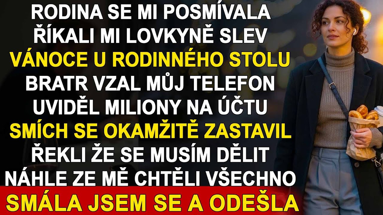 Seděla jsem u vánoční večeře, když se Radek zasmál a přisunul mi svůj nový telefon k obličeji: „Tvůj už je muzeum. To je rok, co?" Nikdo se mě nezastal, jen se tiše usmáli. Pak můj starý telefon...