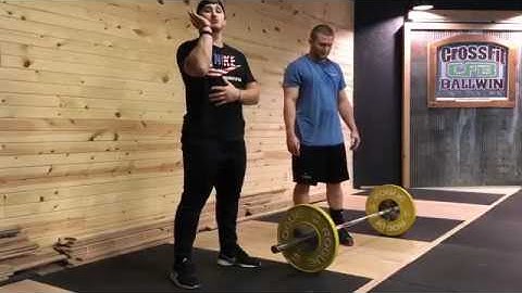 Common Technique Errors/The Clean - Olympic Weightlifting Exercise Library - PathWeigh Performance