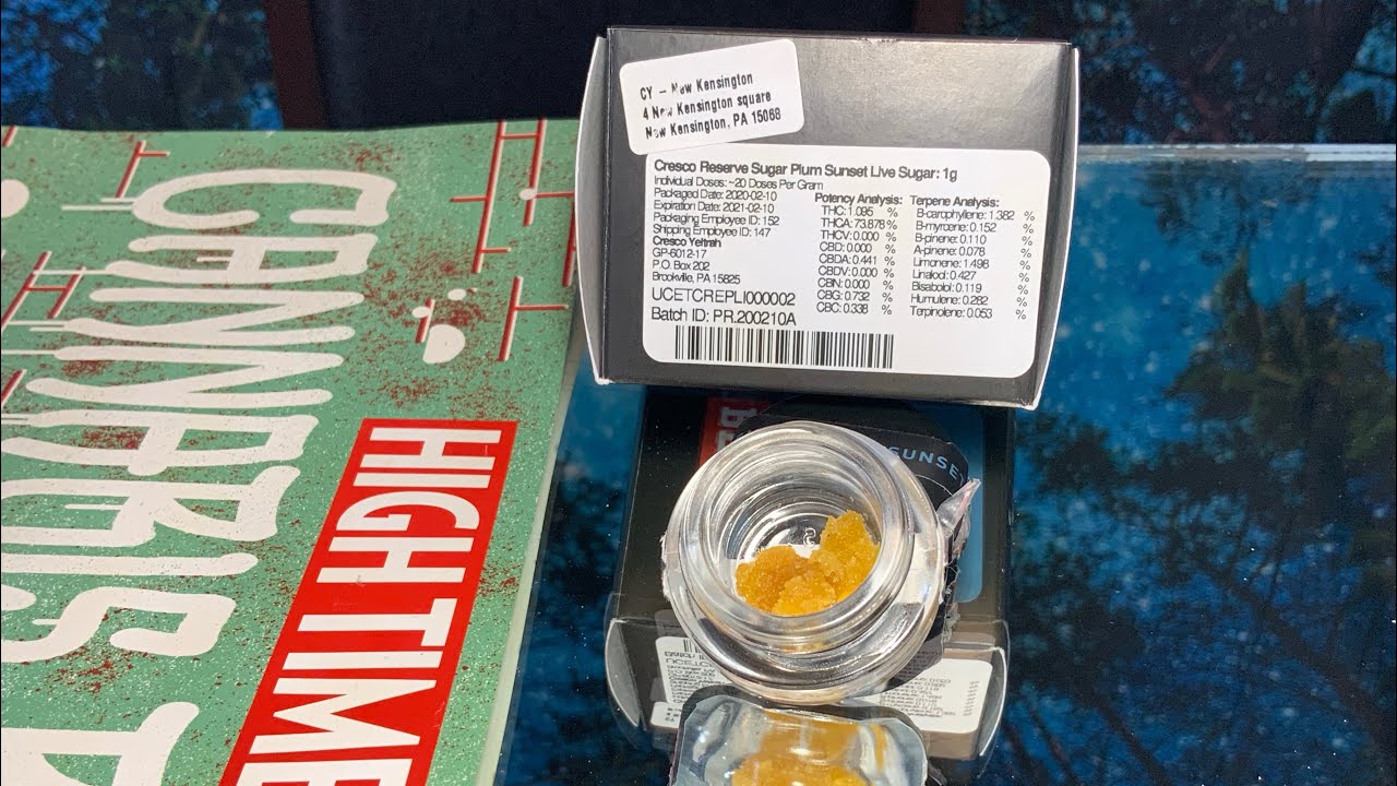 Cresco concentrates Sugar plum sunset 