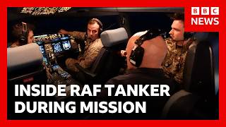 Famous Inside RAF refuelling tanker during mission against Iranian drones | BBC News Net Worth