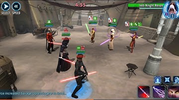 GAC [3v3] : DR Darth Revan vs JKR Jedi Knight Revan [SWGoH] [Counter]