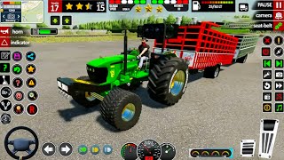 Indian Cargo Tractor Simulator 3D - Real Tractor Farming Driving - Tractor Game Android GamePlay screenshot 1