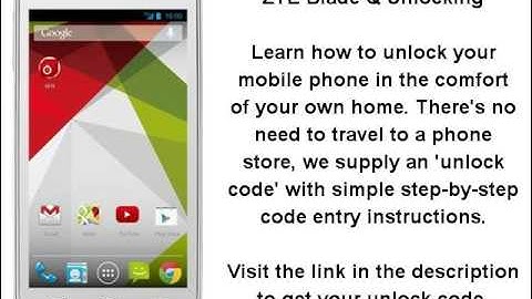 Unlock ZTE Blade Q - SIM Network Unlock PIN