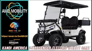 Overview Kandi America 2 Passenger Electric Cart with Powerful 5,000-Watt Electric Motor, Amazon