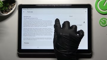 How to Set Up Font Size in CUBOT Tab 10 – Change Text Size