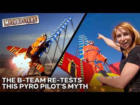 Can Someone REALLY Fly Using Only Fireworks? | MythBusters