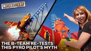 Can Someone REALLY Fly Using Only Fireworks | MythBusters
