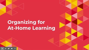 Student Organization for At-Home Learning - Part 1