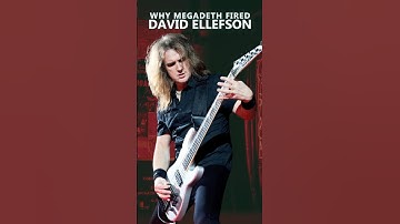 🔥 Why Megadeth FIRED David Ellefson! #megadeth #davidellefson #metal