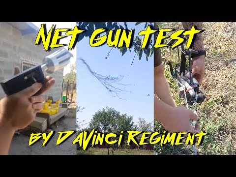 Ptashka Net Gun test by DaVinci Regiment (+ net gun for 65th Brigade soldiers).