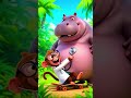OH NO! Hungry Hippo Ate the Bus! |Cute Kids Story | Fun Learning Video | Lolo Kids TV