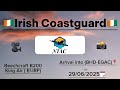 Irish Coastguard 🇨🇮Beechcraft King Air (￼EI-IRF) arrival into Belfast City Airport (BHD)