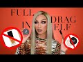 FULL FACE USING ONLY DRUGSTORE MAKEUP - FIRST IMPRESSION & REVIEW OF E.L.F. MAKEUP | Kimora Blac