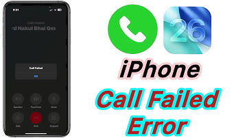 How to Fix “Call Failed” Error on iPhone in iOS 26 iPhone Call Failed Problem After iOS 26