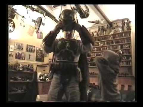 How to put on your Boba fett costume part 2 - YouTube