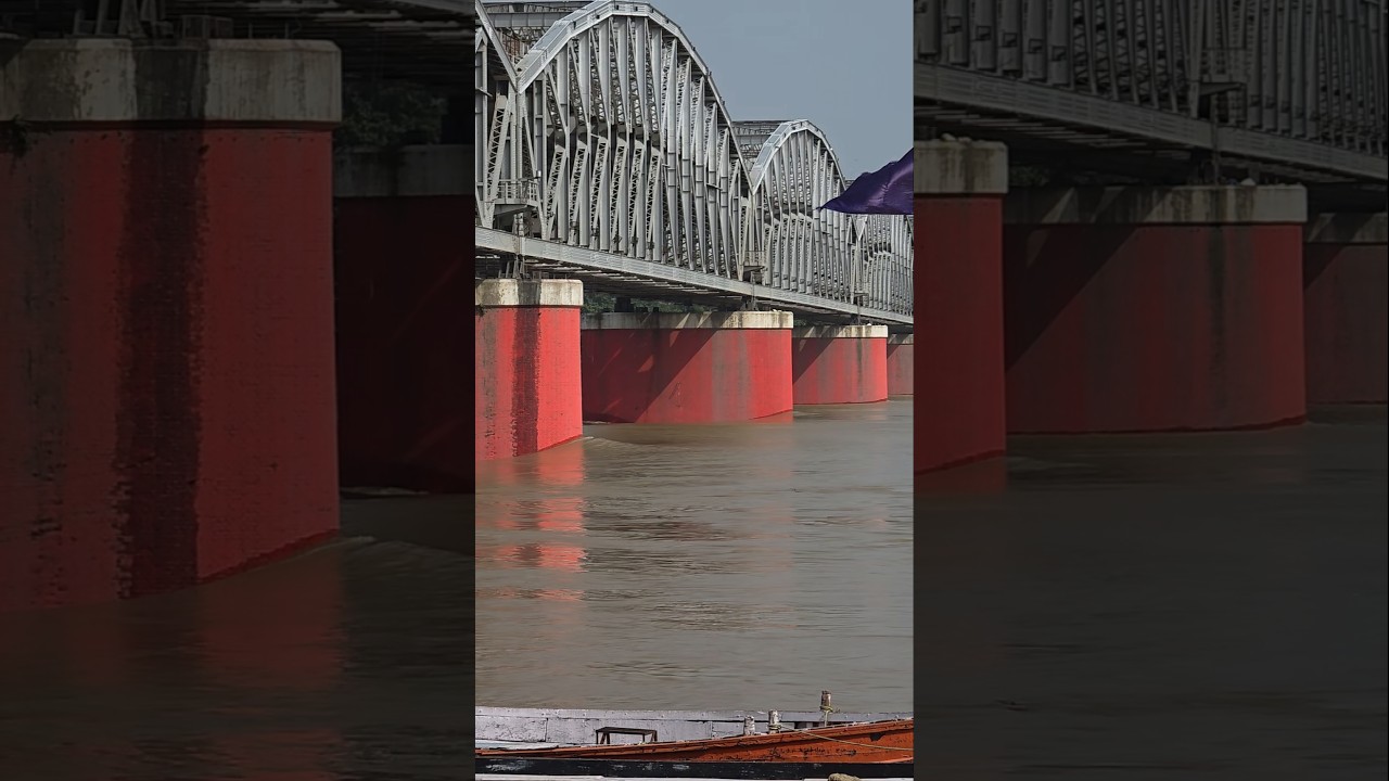 Rajghat Pul Varanasi  ! Varanasi Ganga Ghat Flood 2025