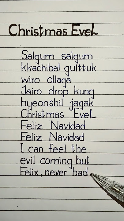 stray kids christmas evel lyrics #straykids #christmas #feliz