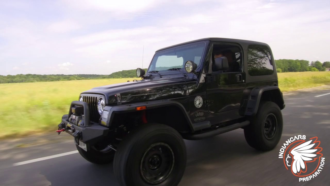 Jeep Wrangler TJ Black Hawk by INDIANCARS - YouTube