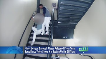 Ballplayer released after domestic violence video released