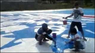 bendera aremania terbesar di dunia