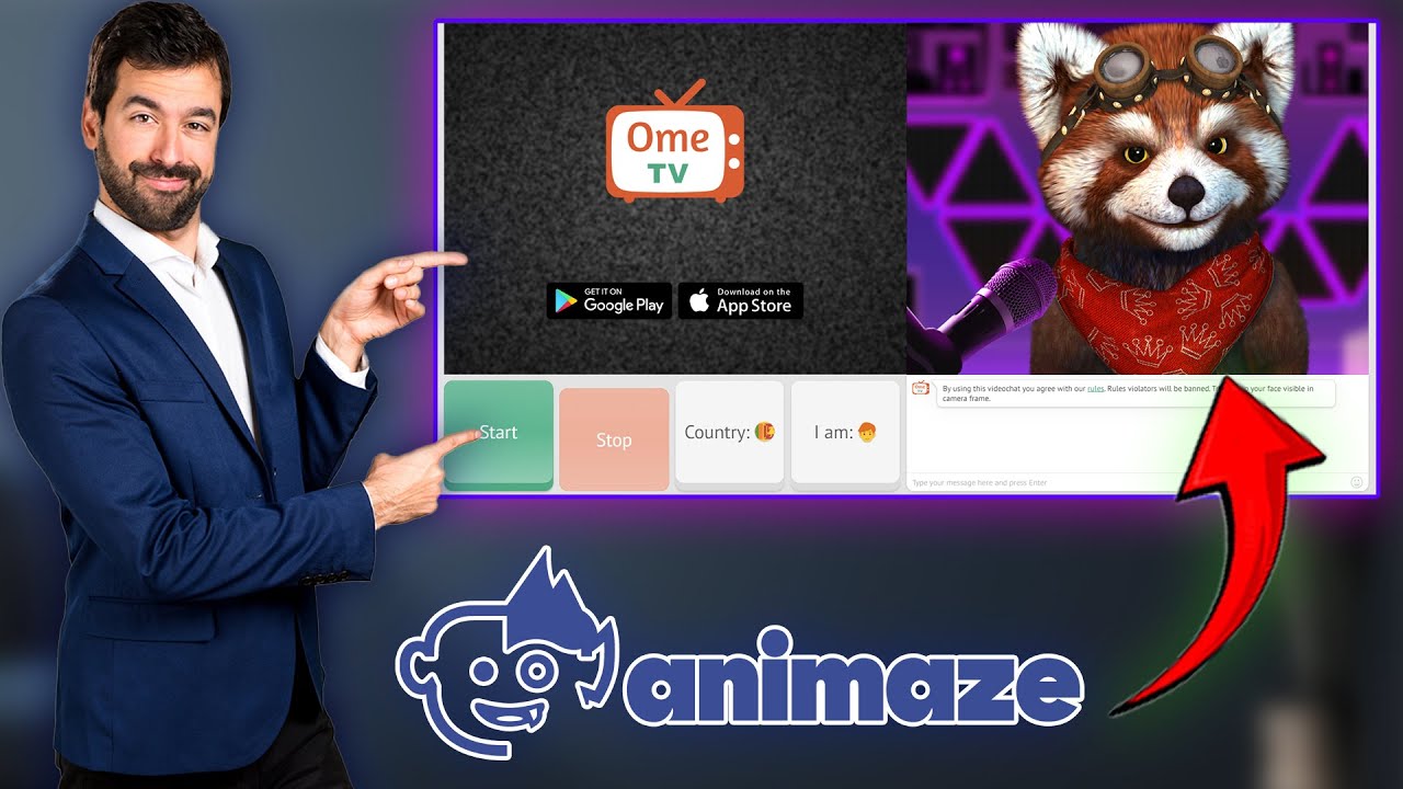 How to Use Animaze for Ome TV Snap Camera Alternative (2024) YouTube