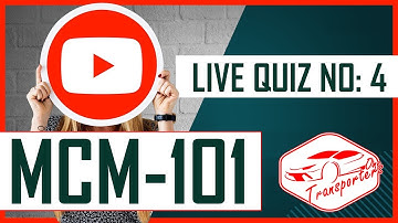 MCM101 - Introduction to Mass Communication Quiz No 4