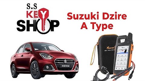 Suzuki Dzire A Type key programming via xhorse key tool max pro.....