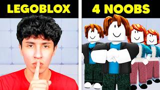 Pueden 4 NOOBS Vencer a LegoBlox en Rivals...