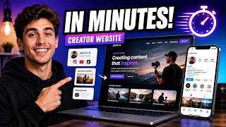 I Build a Modern Instagram Creator Website in Minutes