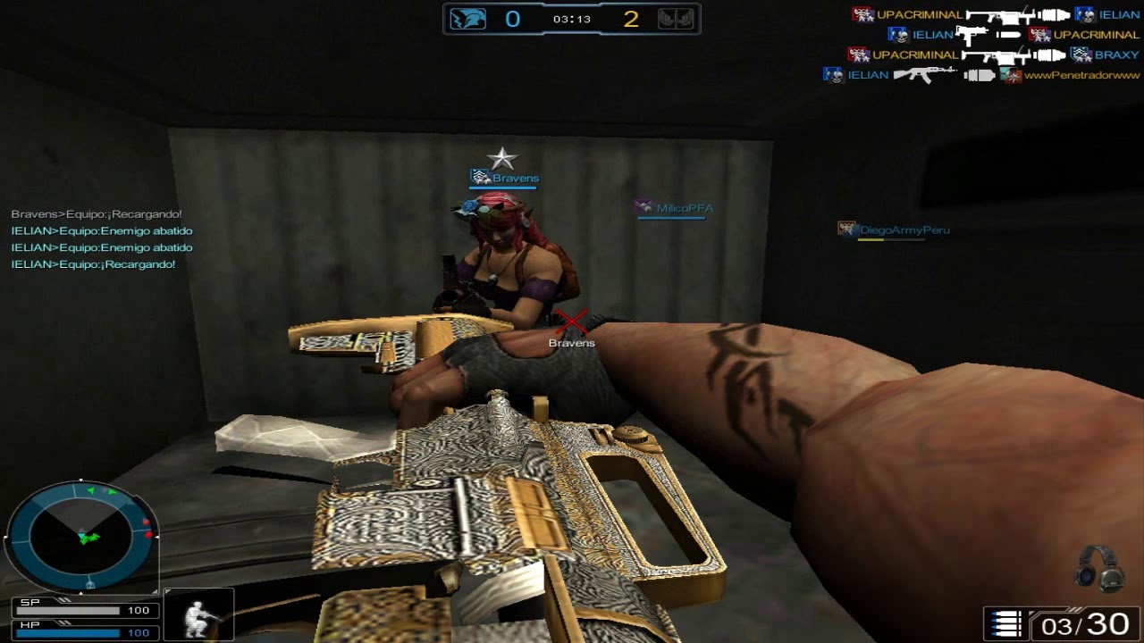 Jugando con la M4 semi luxury y M79 GOLD - GeneralSharaS3YT Op7 Latino