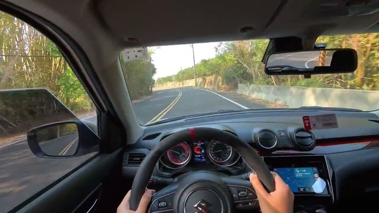 Suzuki Swift Sport  Hybrid POV Mountain road Drive