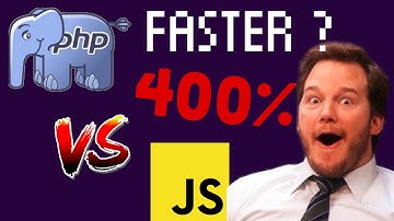 PHP es mas rápido que JAVASCRIPT | 4 veces mas rápido