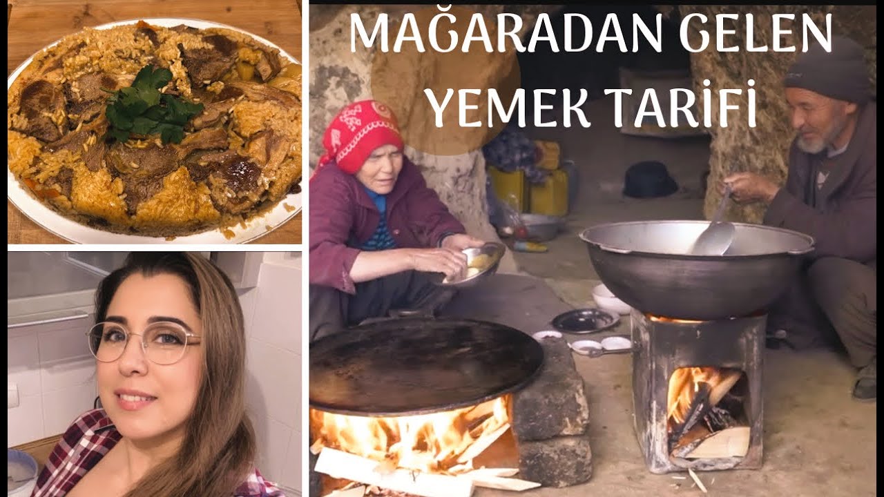MAĞARADA YAŞAYAN AMCA  VE TEYZEMİN YEMEĞİNİ YAPTIM