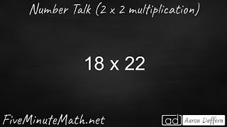 Number Talk #5 (2 x 2 multiplication)