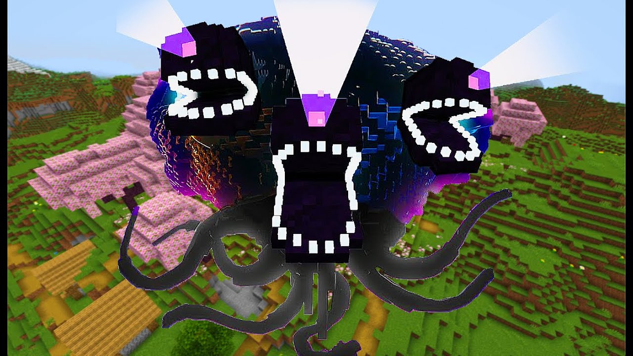 MEGA WITHER STORM 4 in 1 Fusion in Minecraft 