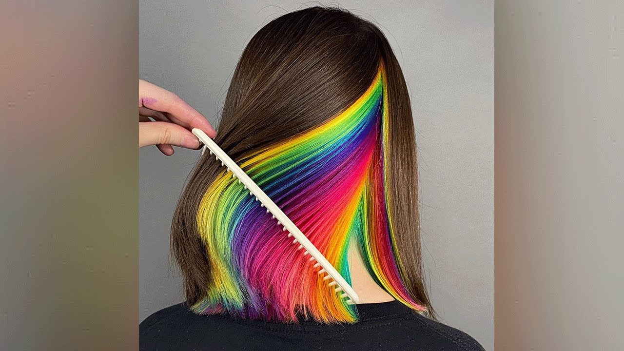 4. DIY Rainbow Hair Tutorial: Blue and Purple Edition - wide 4