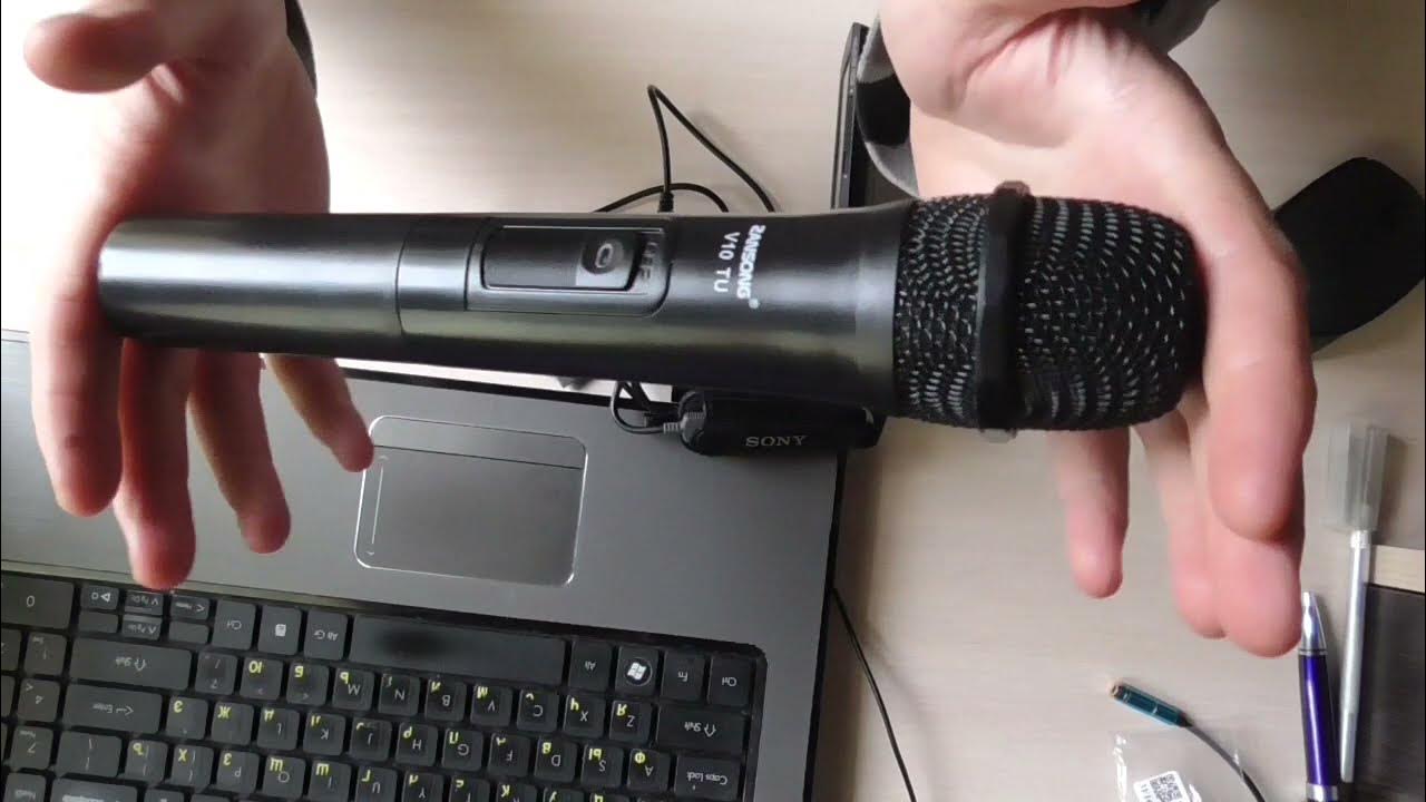 Микрофон для караоке, репортажей дистанционный - распаковка, обзор ...