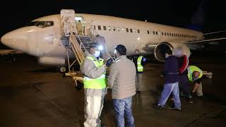 THANK YOU for flying ICE AIR (Repatriation Flight U.S. to Guatemala)