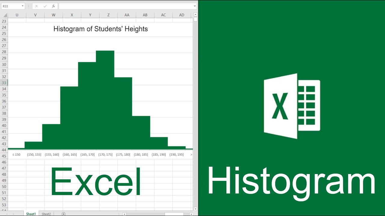 how to create histogram in excel 2016 youtube