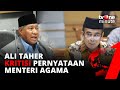 Soal Radikalisme, Ali Taher Tegur Menteri Agama Fachrul Razi | tvOne