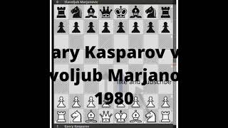 Garry Kasparov vs. Slavoljub Marjanovic 1980 / Chess Olympiad - La Valletta, Malta / 1 - 0