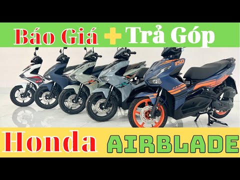 Video Cập nhật các màu độ xe airblade mới 125/150/160giá xe... - youtube
