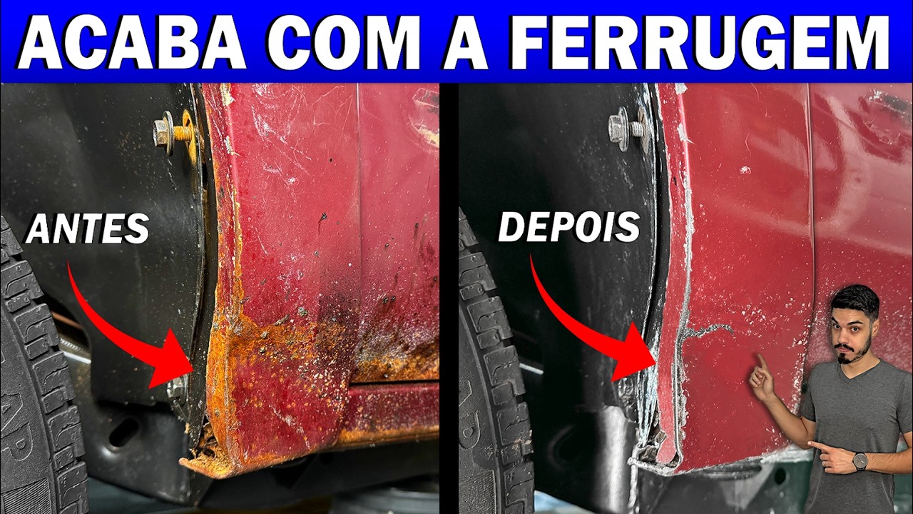 REMOVER FERRUGEM RAPIDO E FACIL! Use apenas este produto e ACABE COM A ...