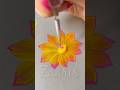 💛💖🌼🌺🫶💯Easiest Flower painting using acrylic paints 💖💛💯🌼🫶🌼 #shorts