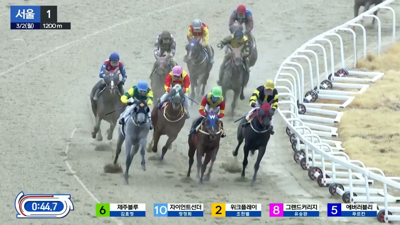 위크플레이 / 조한별.11마신 차 우승.