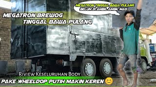 Megatron Brewog Tinggal Bawa Pulang  Pakek Tutup Peleng Warna Putih Terlihat Keren 