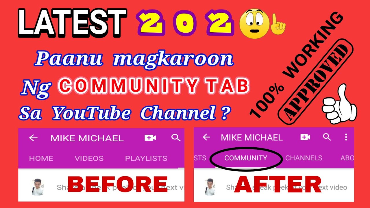 How to get Community tab on YouTube? Unlock & Use-2020