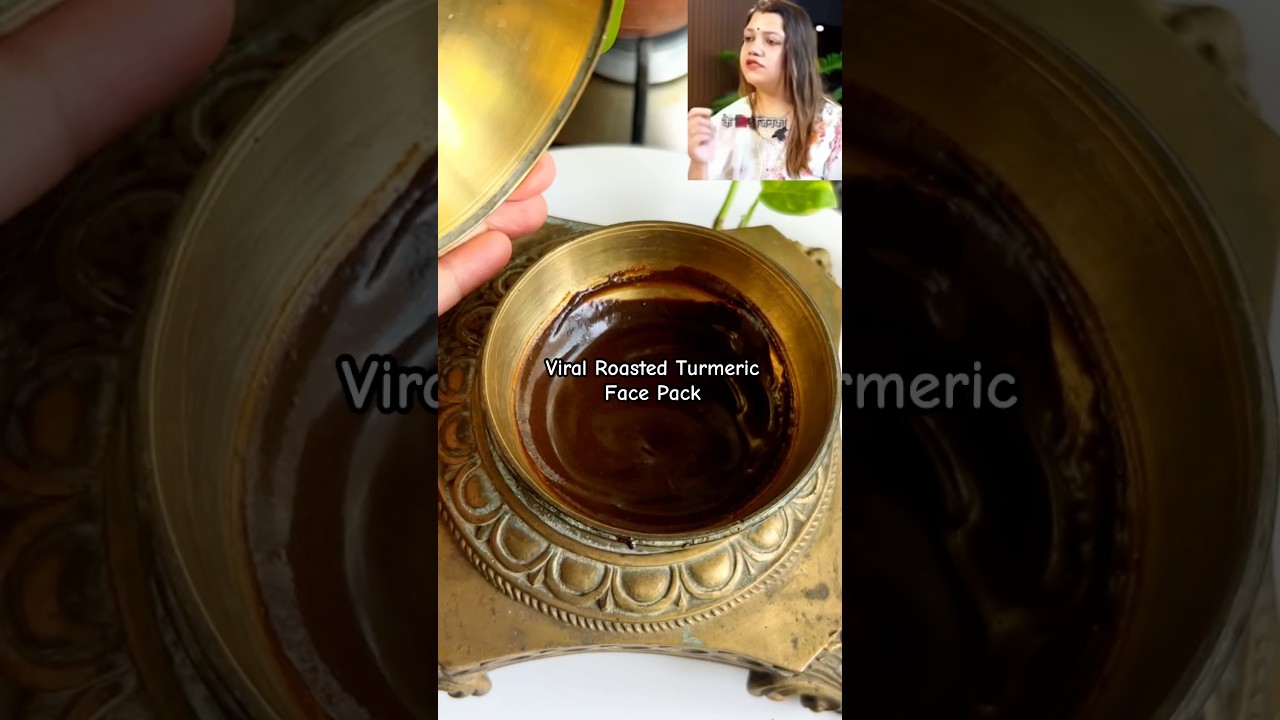 Viral Roasted Turmeric Powder Face Pack