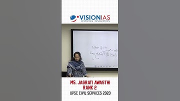 TOPPERS ON GS MAINS | MS. JAGRATI AWASTHI, RANK 2, UPSC CSE 2020 | TIP #110